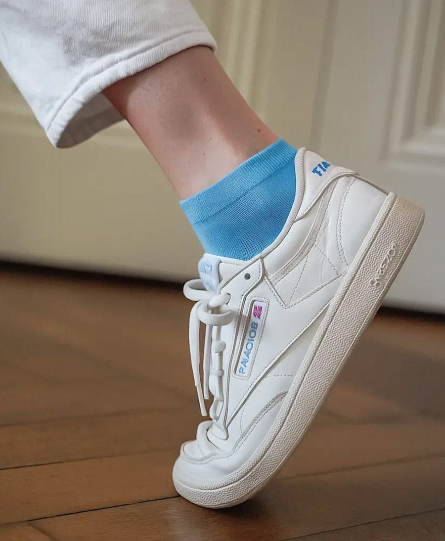 Knöchelsocken Lyocell - Himmelblau