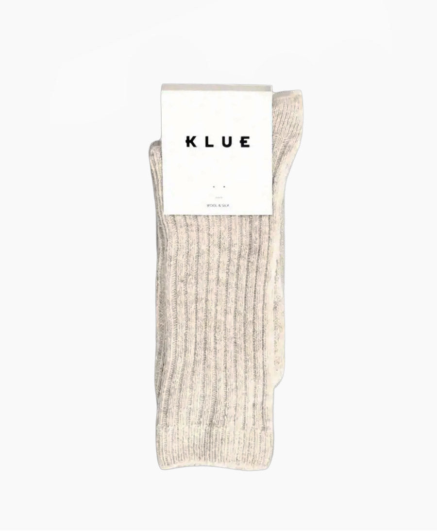 Socken Seide & Wolle - Sand