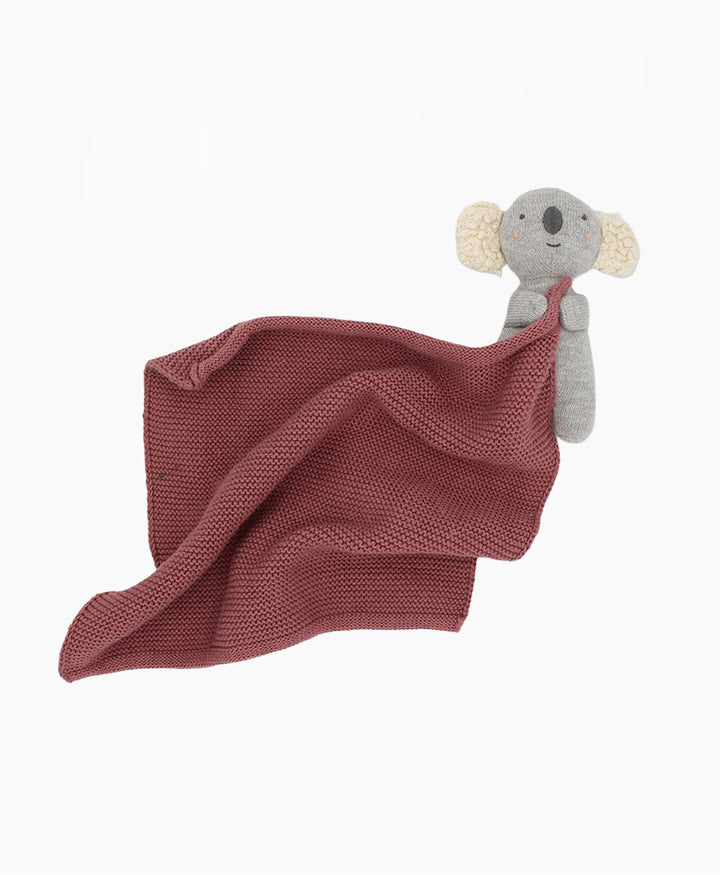Nuschi / Kuscheltuch - Koala - Altrosa