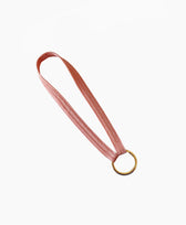 Schlüsselband Salmon Yoomee in Messing Schlüsselring Kurz