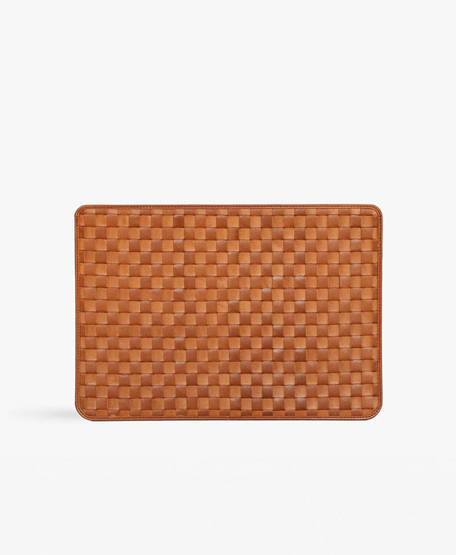 15" Laptop Case "LIA" - Copper x Sienna Check