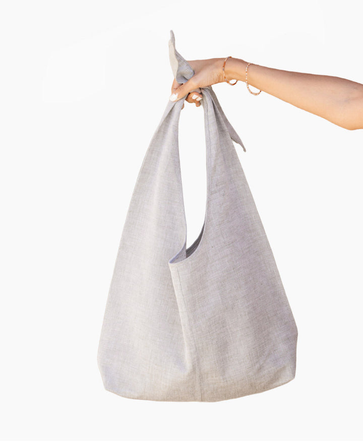 Tasche LATIFA Leinen - Grau