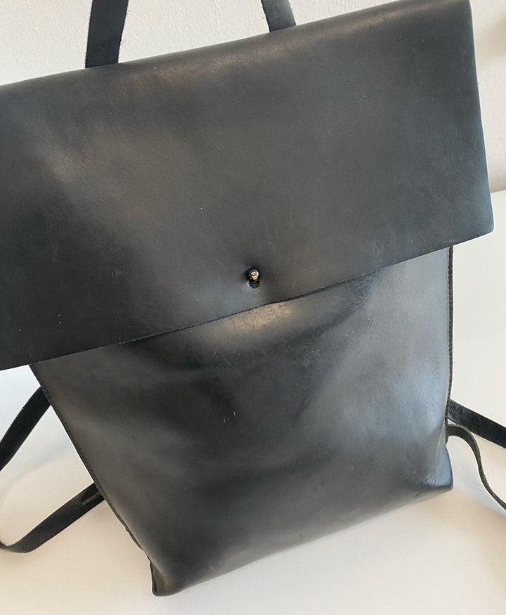 Lederrucksack Schwarz von MATINE - Secondhand - MATINE - clomes