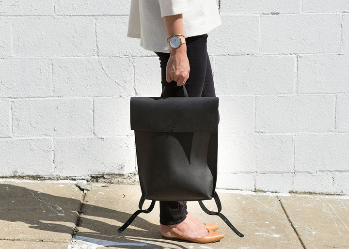 Lederrucksack Schwarz von MATINE - Secondhand - MATINE - clomes