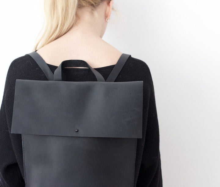 Lederrucksack Schwarz von MATINE - Secondhand - MATINE - clomes