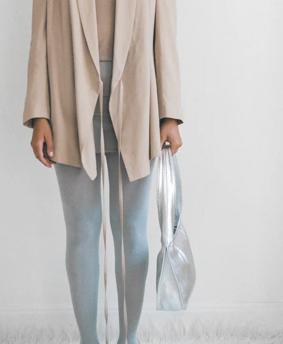 Ledertasche CLARA - Leder, sterling