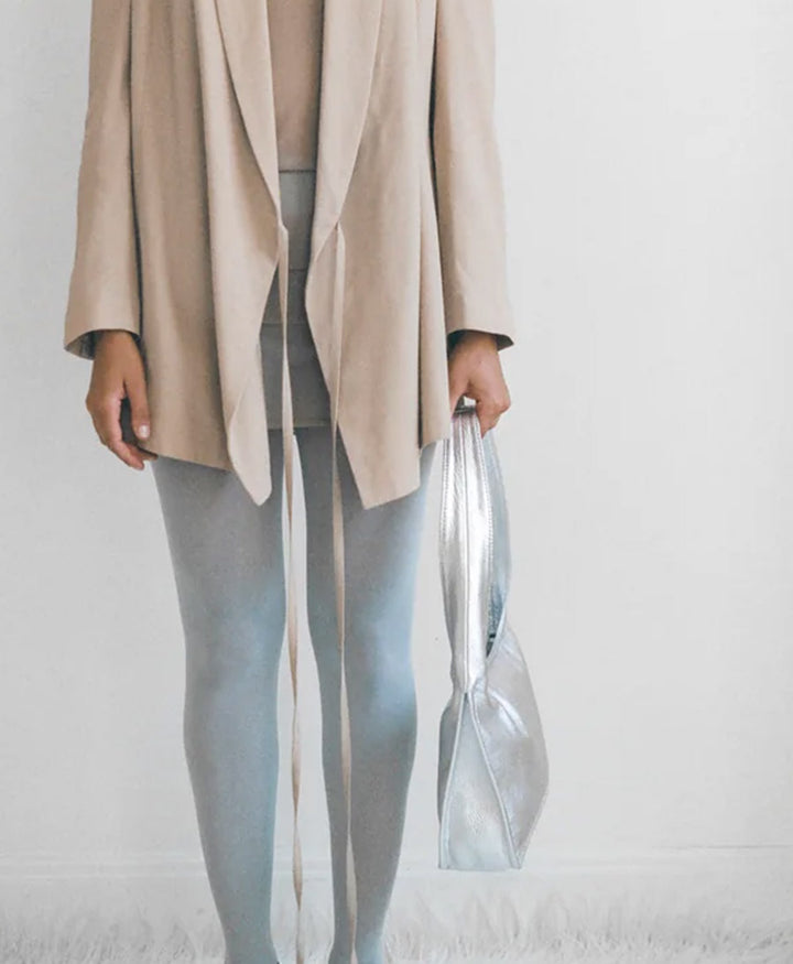 Ledertasche CLARA - Leder, sterling
