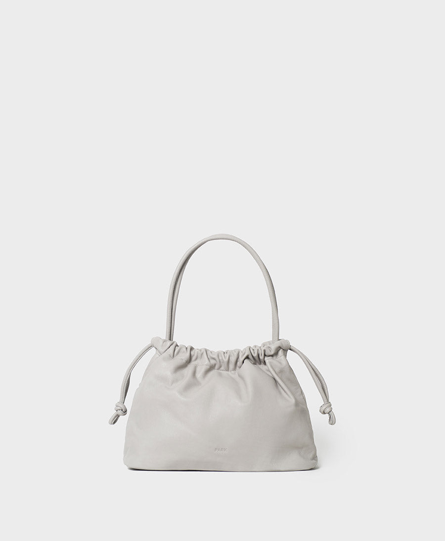 Mittelgrosse Knot Bag aus weichem Leder - Perla