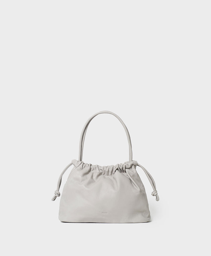 Mittelgrosse Knot Bag aus weichem Leder - Perla