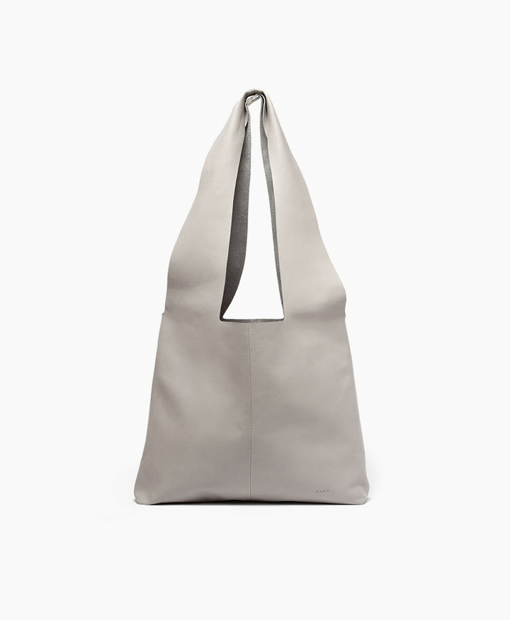Ledertasche Slouchy Bag - Perla