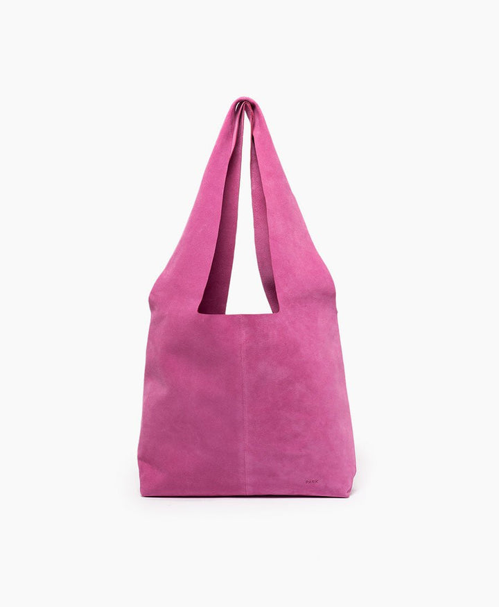 Ledertasche Slouchy Bag - Pink - PARK - clomes