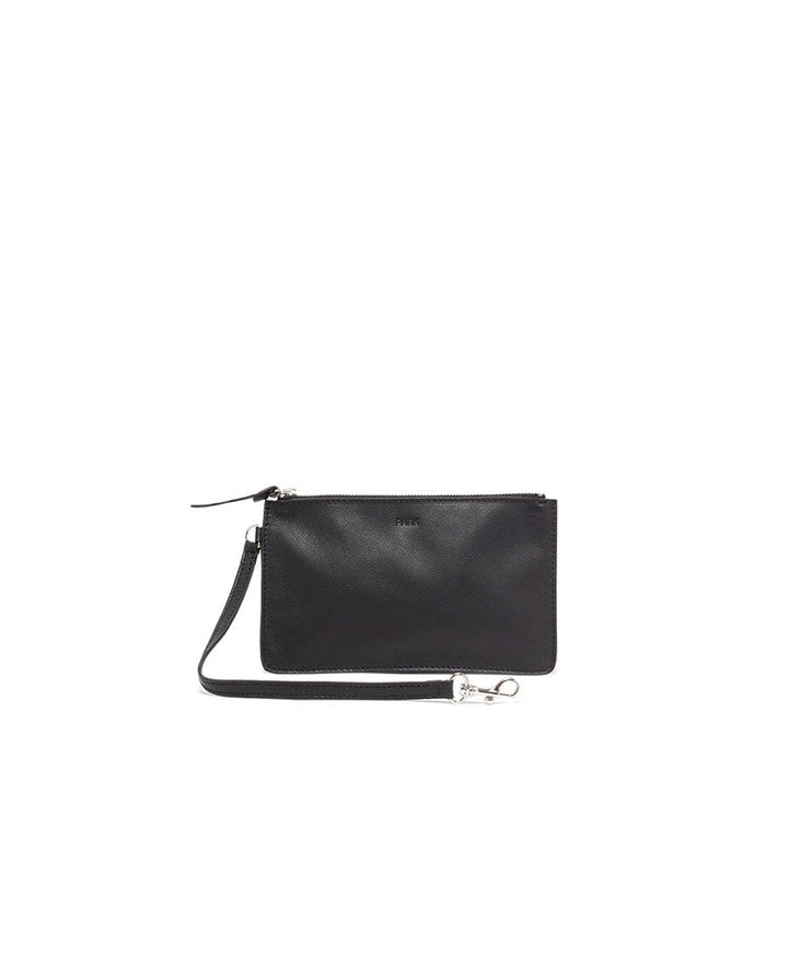 Ledertasche Slouchy Bag - Schwarz - PARK - clomes