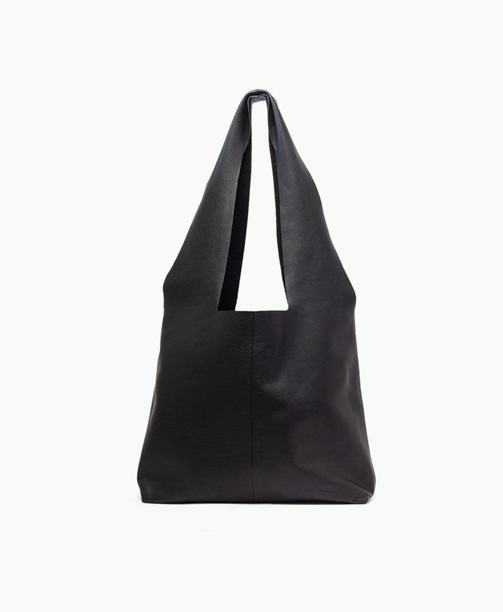 Ledertasche Slouchy Bag - Schwarz - PARK - clomes