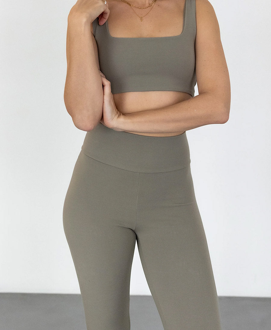 Leggings MOLY aus Lyocell Tencel - Olivgrün