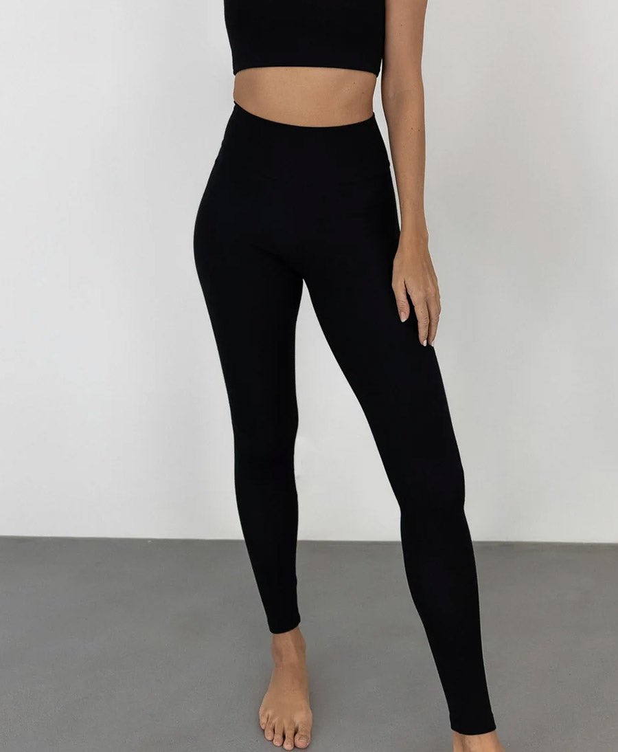 Leggings MOLY aus Lyocell Tencel - Schwarz - PURA Clothing - clomes