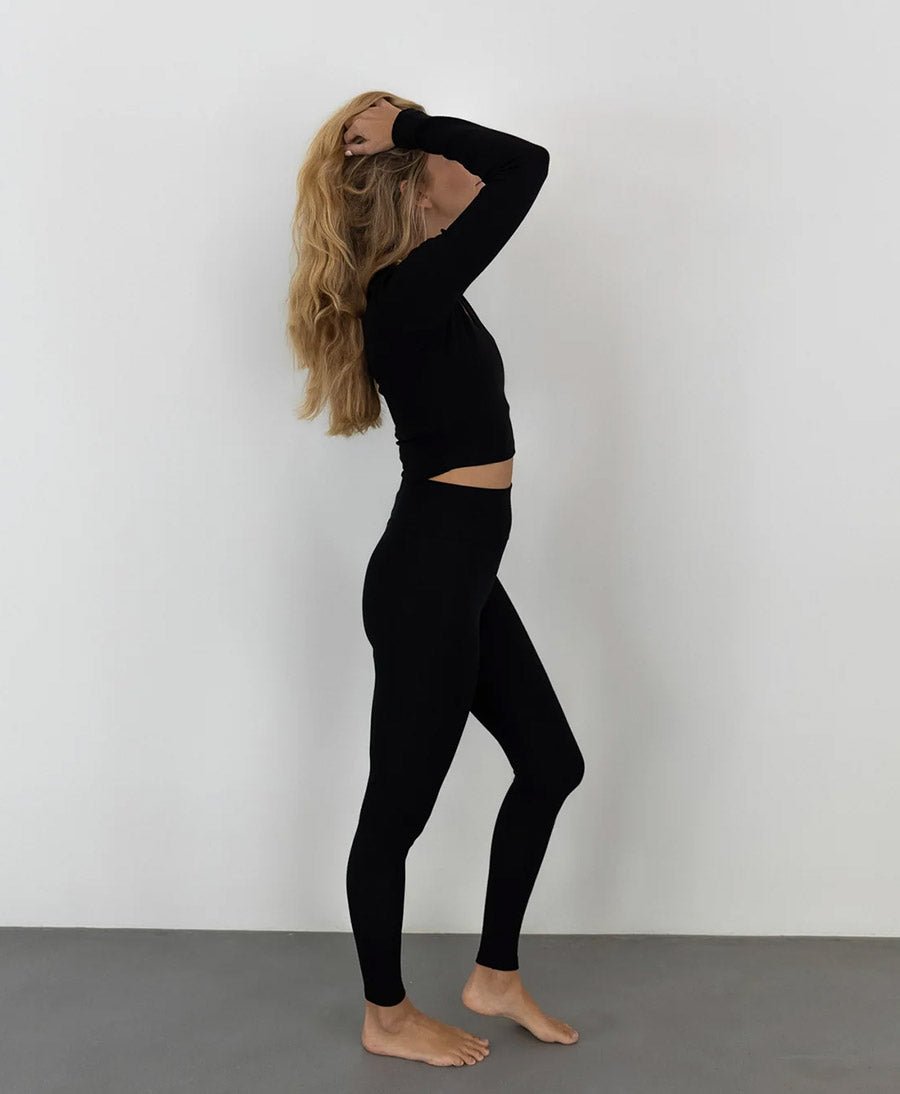 Leggings MOLY aus Lyocell Tencel - Schwarz - PURA Clothing - clomes