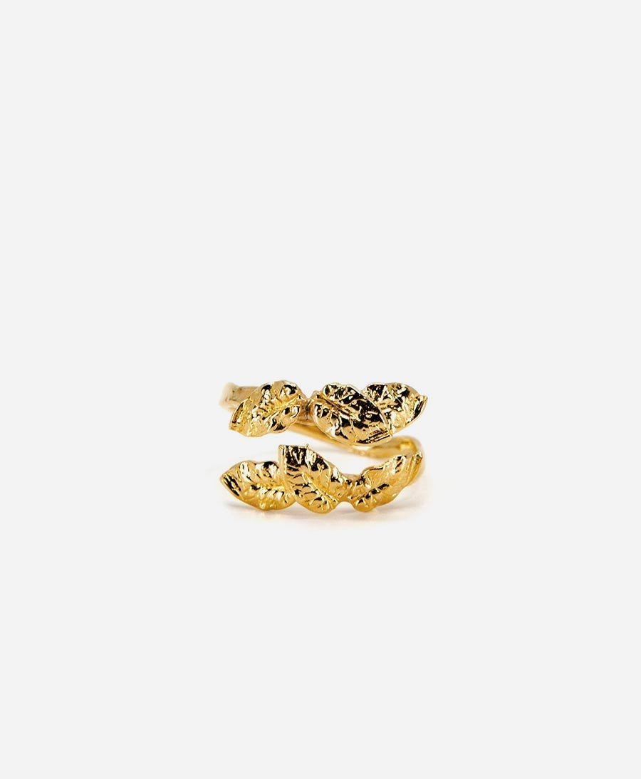 Lygia Medium Ring vergoldet - verstellbar - Elise Tsikis - clomes