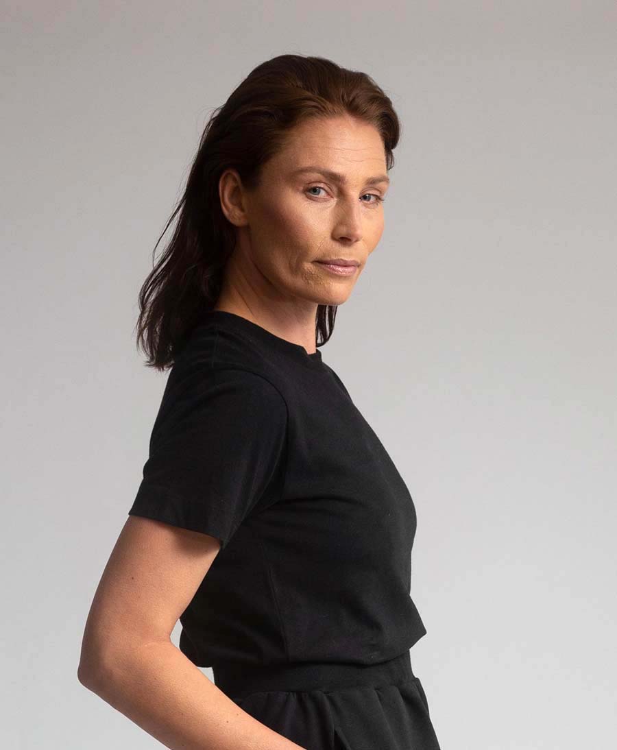 Maliah T - Shirt aus Bio - Baumwolle - Schwarz - Beaumont Organic - clomes