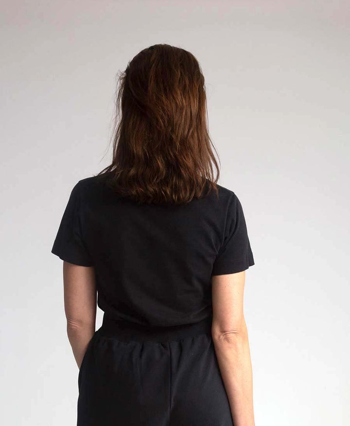 Maliah T - Shirt aus Bio - Baumwolle - Schwarz - Beaumont Organic - clomes