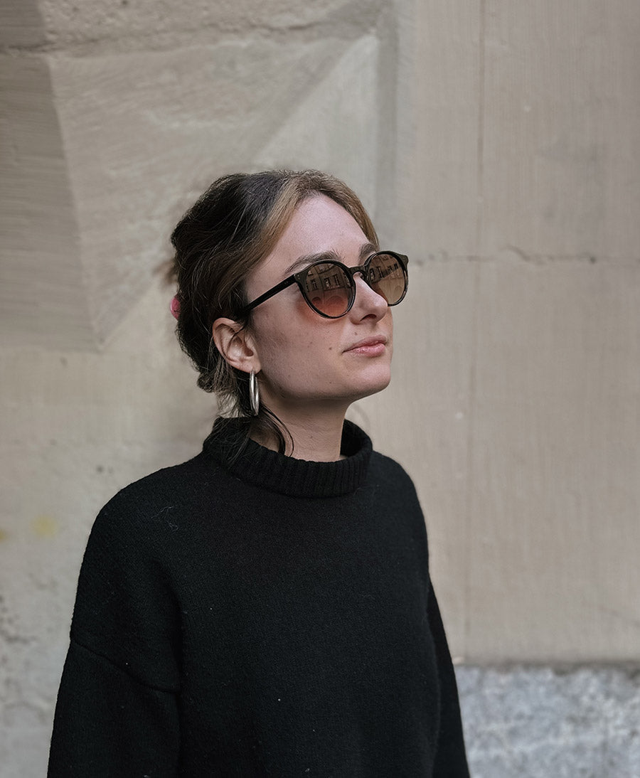 Sonnenbrille "Mané" - Braunes Havana