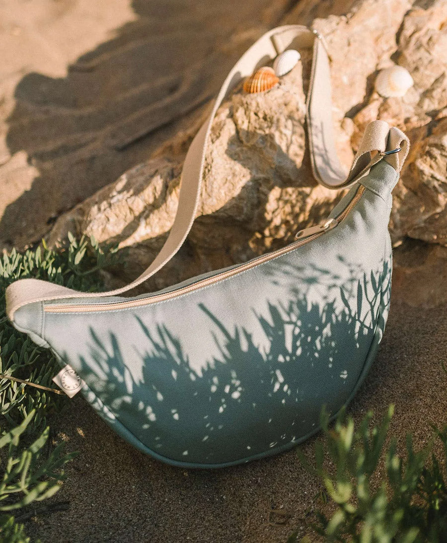 Lune Bag Bauchtasche aus Bio-Baumwolle - Celadon