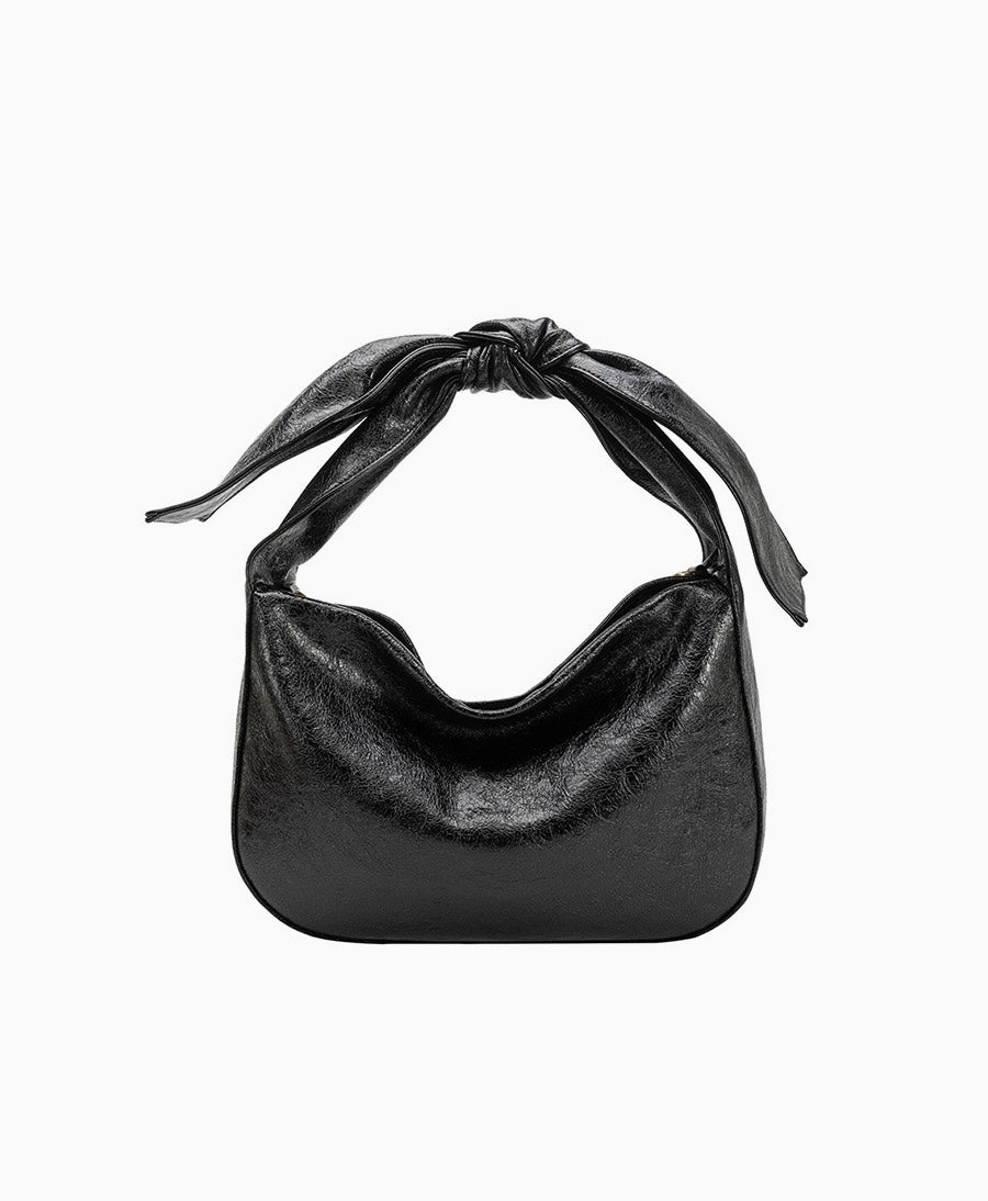 Schultertasche / Umhängetasche MARNI aus veganem Leder - Schwarz
