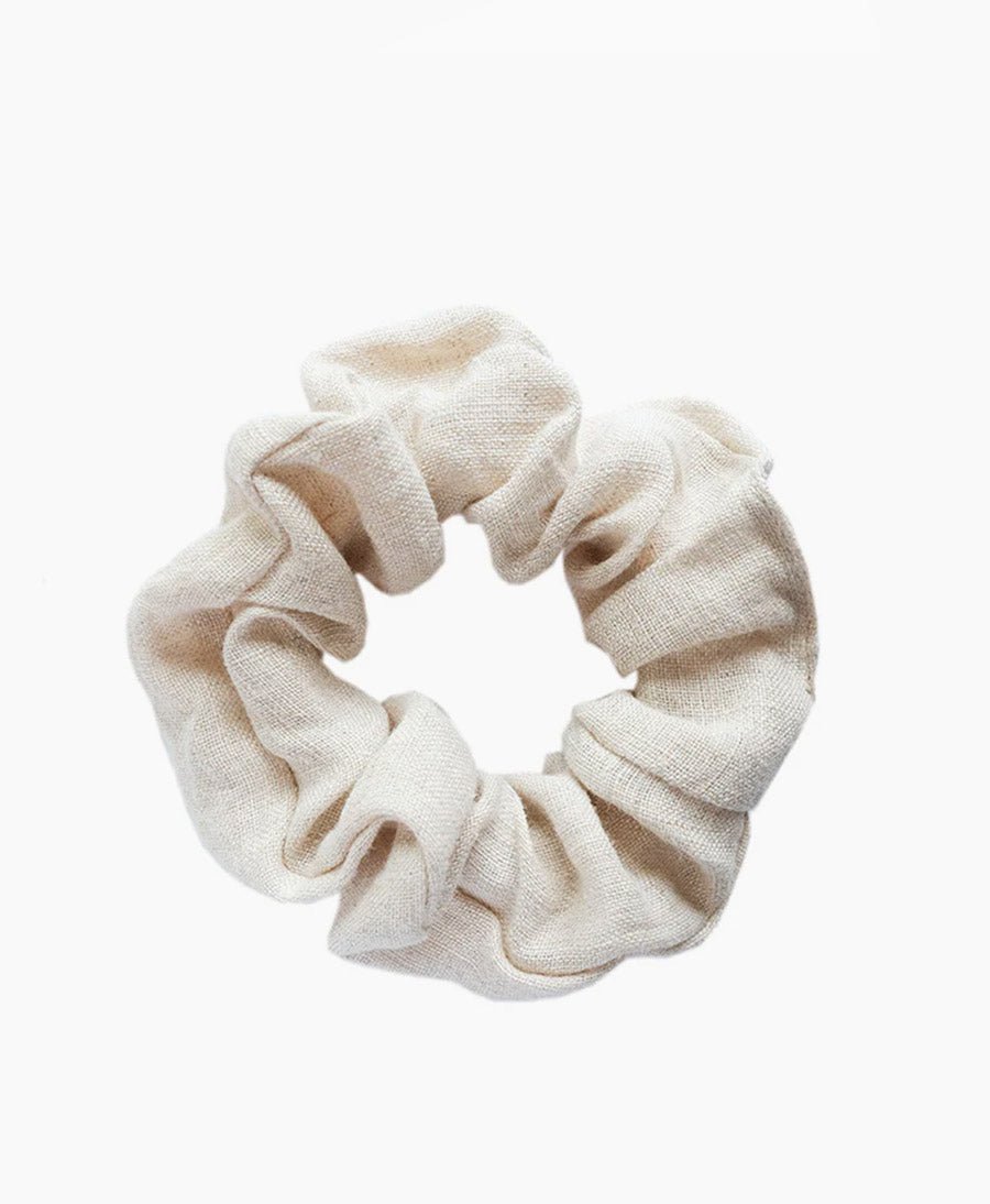Medina Scrunchie aus Leinen - Beige - YOOMEE - clomes