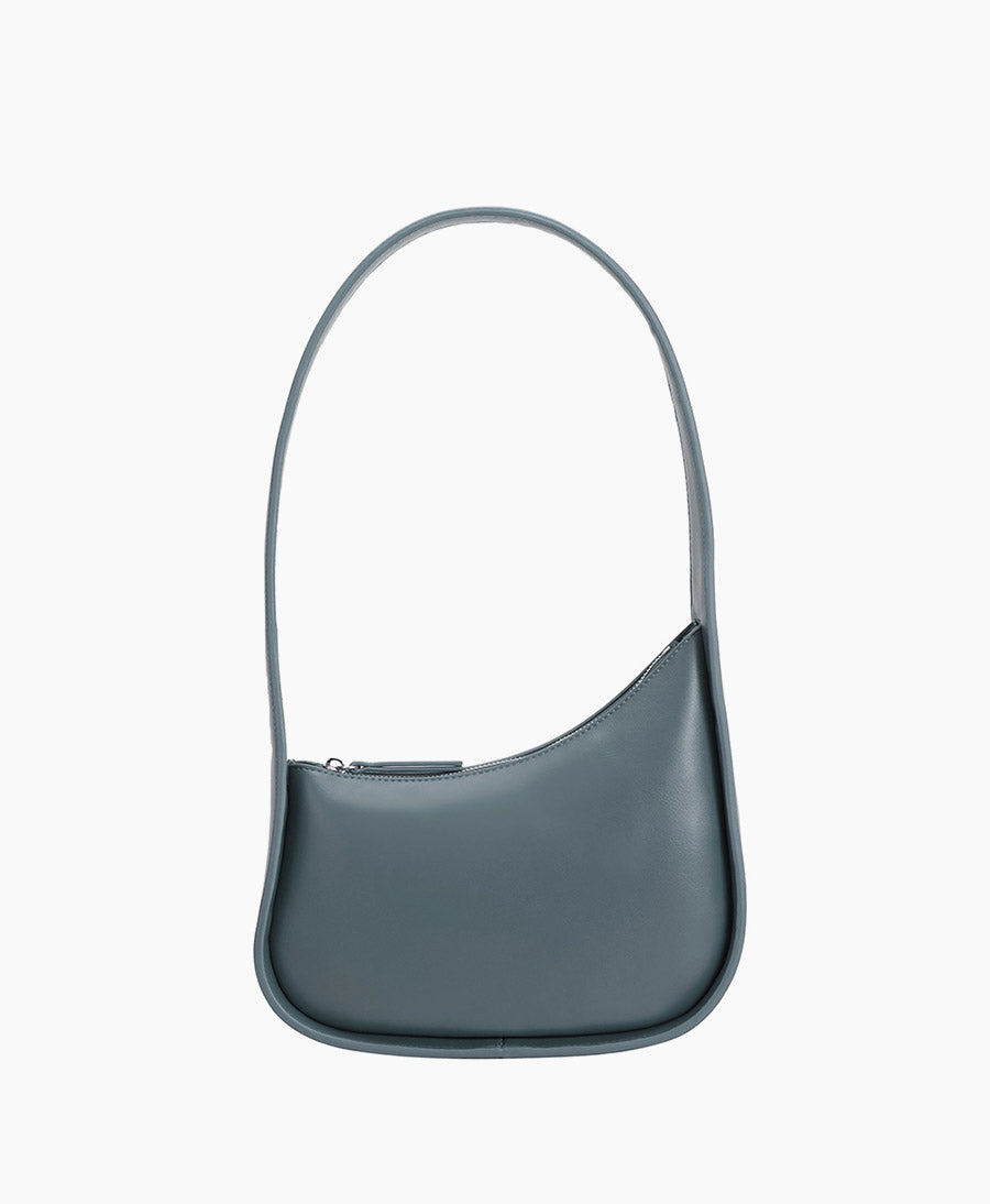 Schultertasche WILLOW aus veganem Leder - Slate