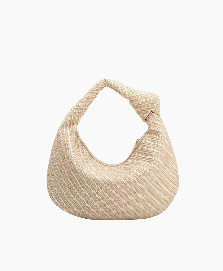 Gewebte Tasche CHER aus Raffia / Stroh - Natur