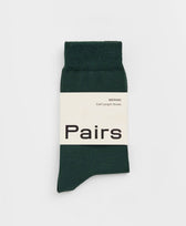 Socken Merino Pairs in Dunkelgrün
