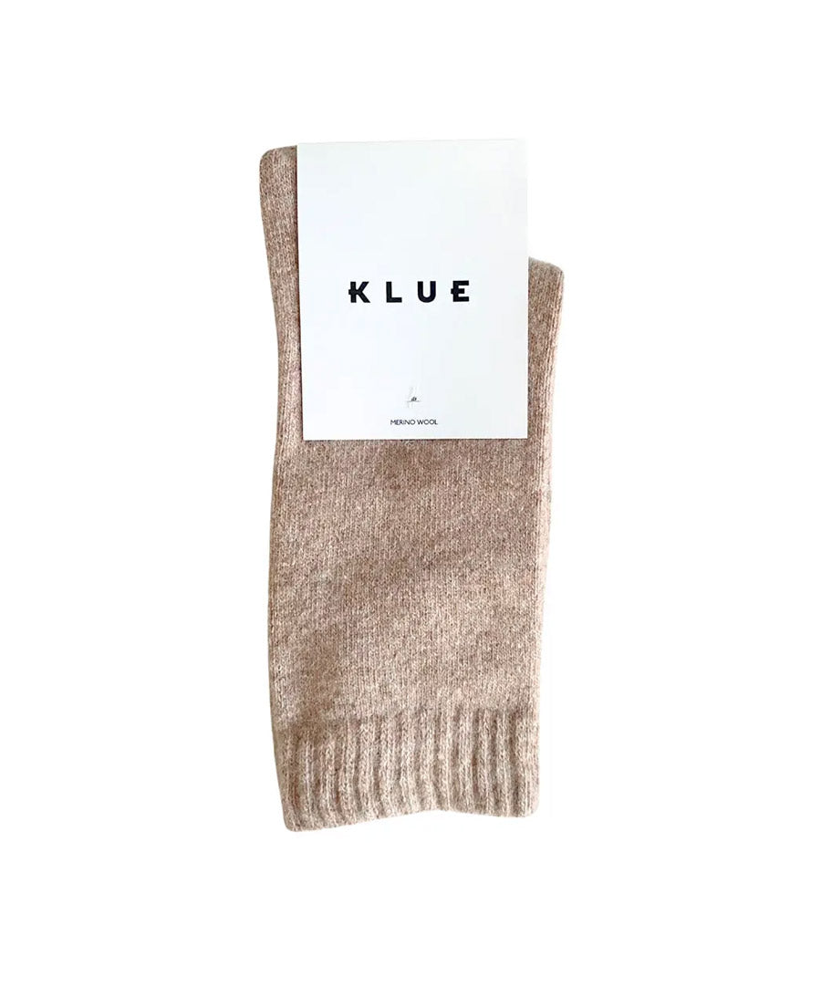 Socken Merinowolle - Beige