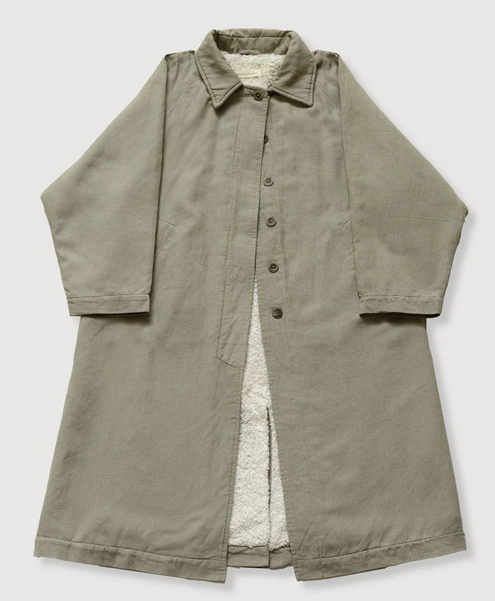 Mantel - Jade Sherpa Lined Trench