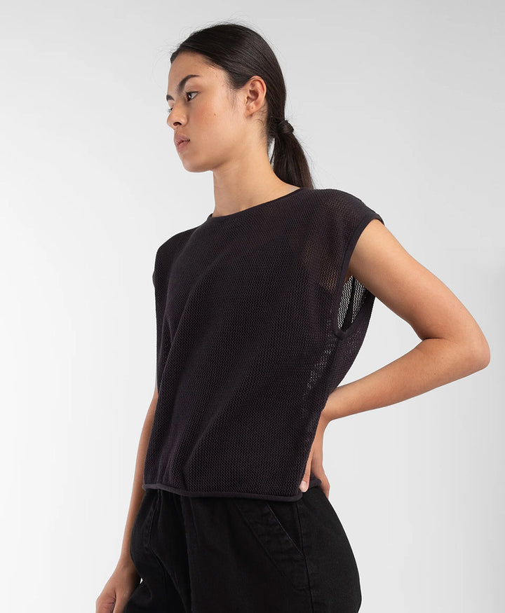 Stricktop Fine Mesh Tank - Faded Black