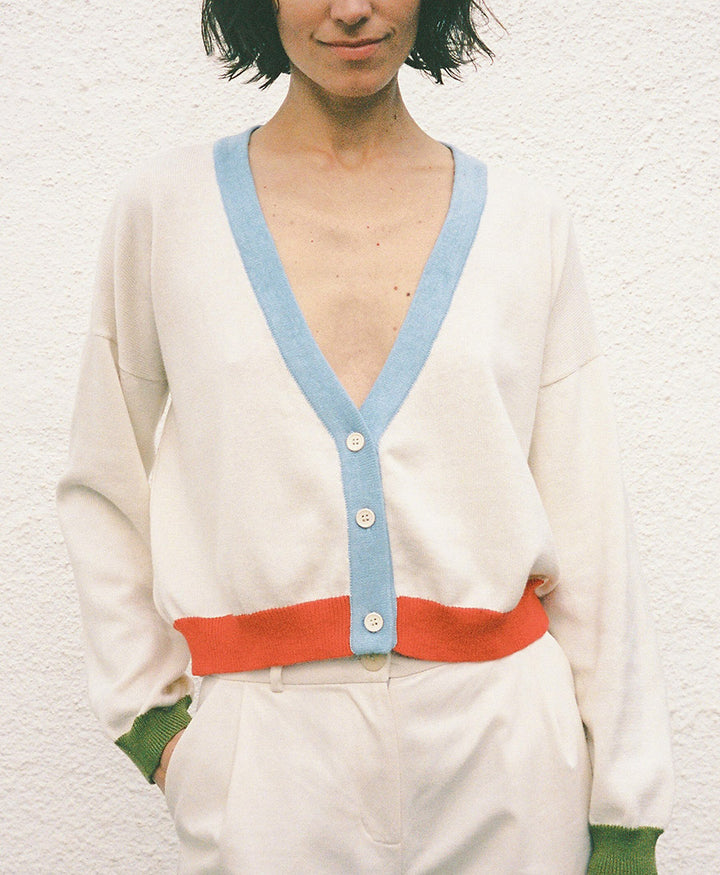 Mika Cardigan - Mehrfarbig