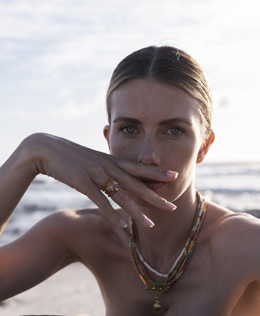 Fingerring - Skylar - Orange