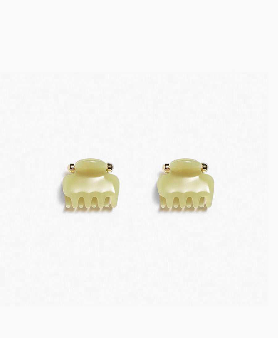 Mini Haarklammer 2er Set - AVOCADO CLAW CLIP