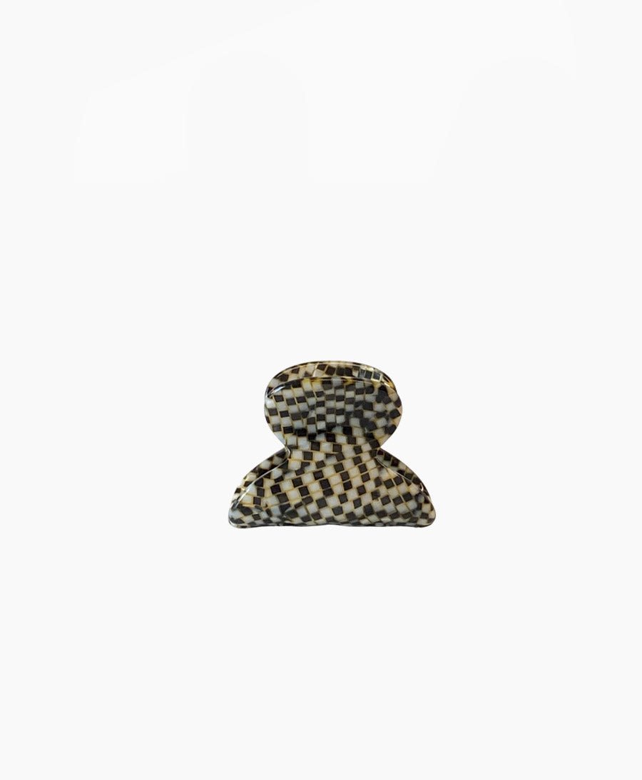 Mini Haarklammer CARMELLA aus Acetat - Mosaik - Clomes - clomes