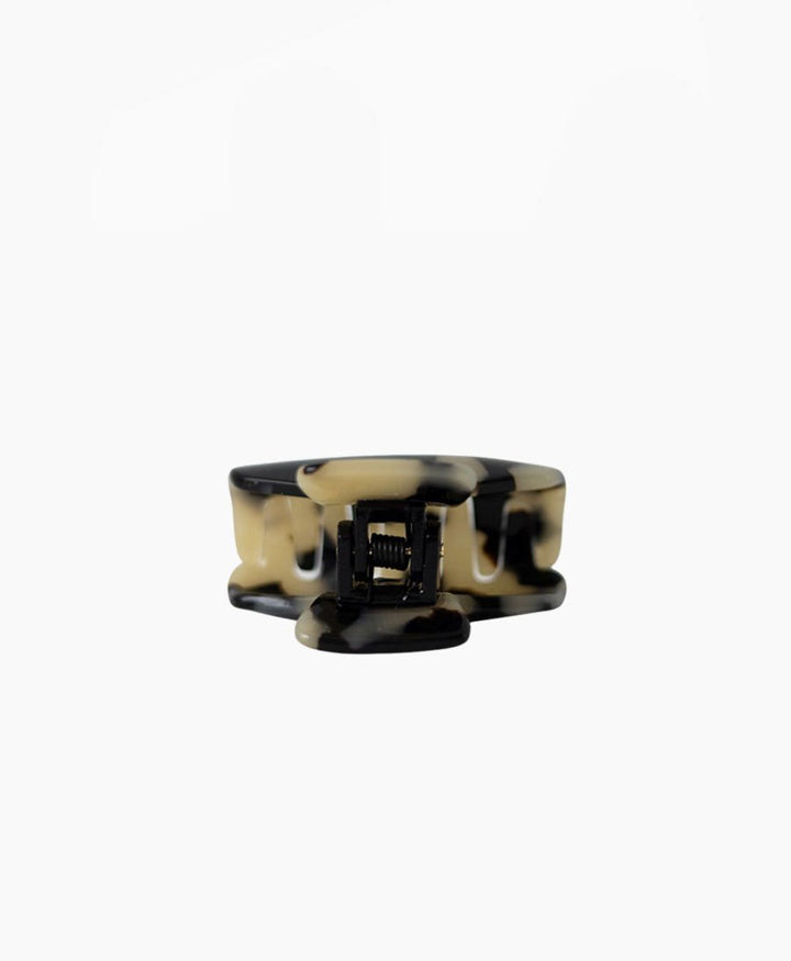 Mini Haarklammer JEANNE aus Acetat - Helles Tortoise - Clomes - clomes