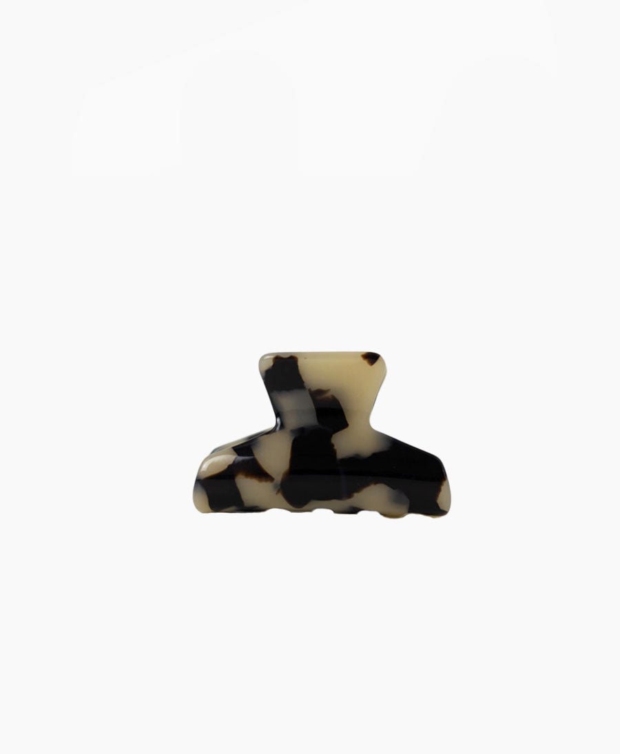 Mini Haarklammer JEANNE aus Acetat - Helles Tortoise - Clomes - clomes
