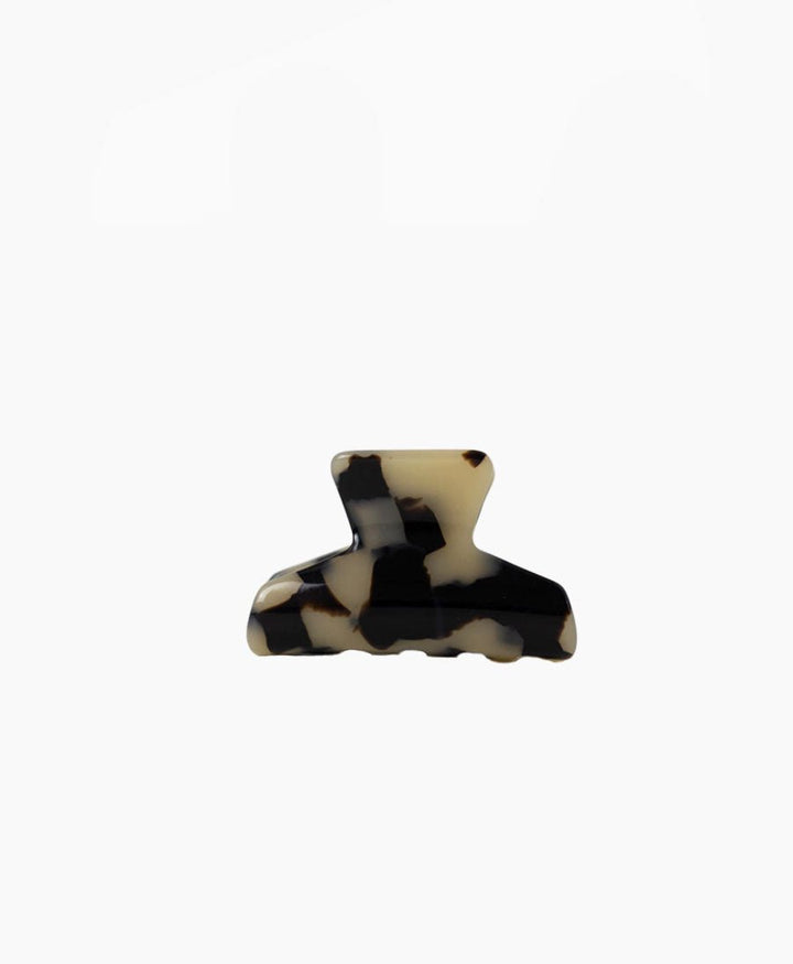 Mini Haarklammer JEANNE aus Acetat - Helles Tortoise - Clomes - clomes