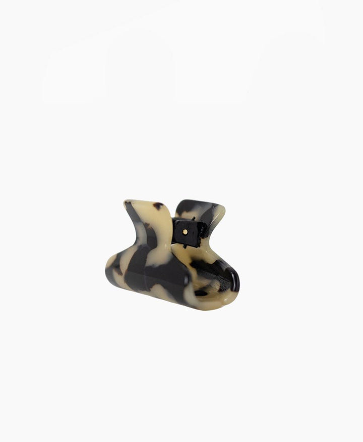 Mini Haarklammer JEANNE aus Acetat - Helles Tortoise - Clomes - clomes