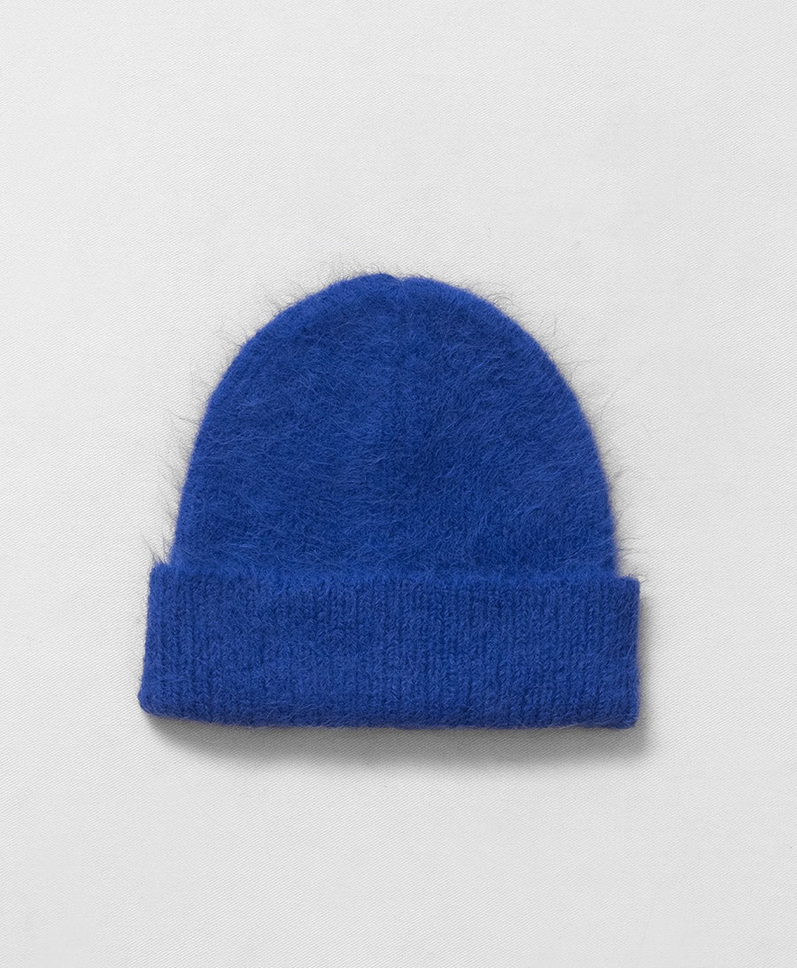 Strickmütze - Electric Blue Brushed Rib Hat