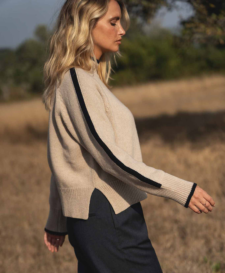 Strickpullover Agnes - Beige