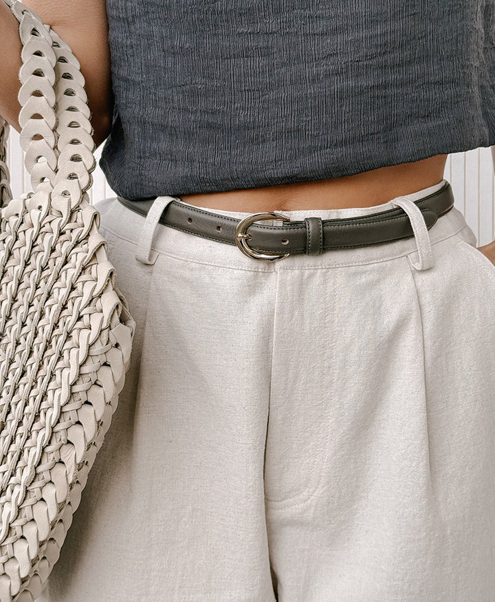 Helle Tasche aus Leder von Bembien - Secondhand