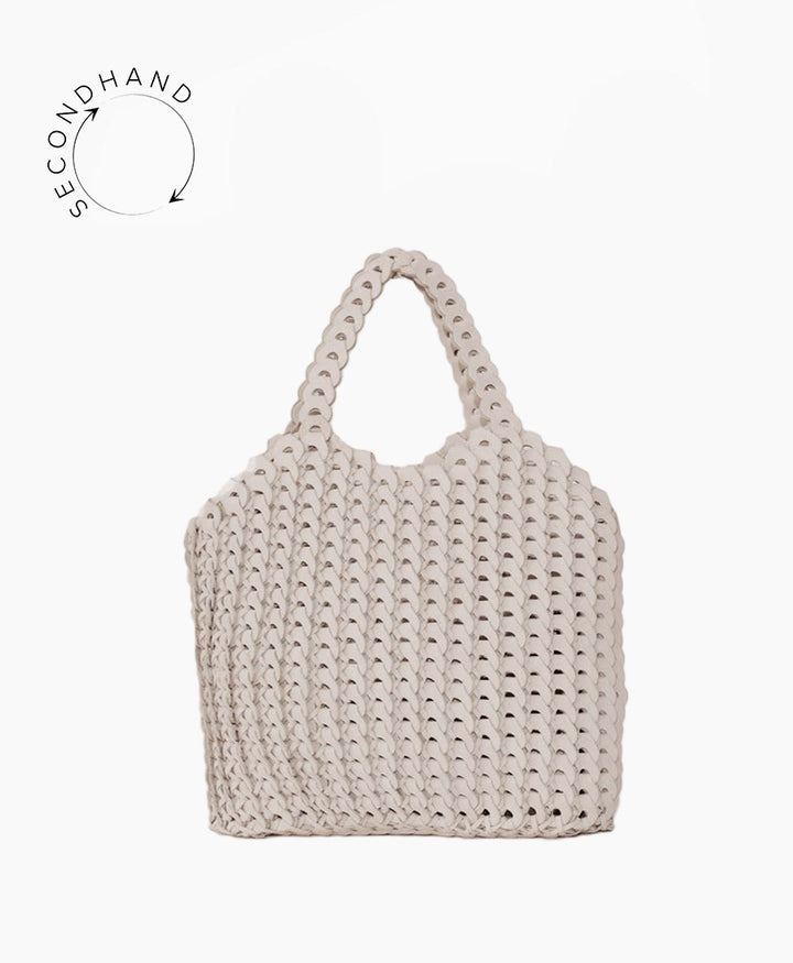 Helle Tasche aus Leder von Bembien - Secondhand