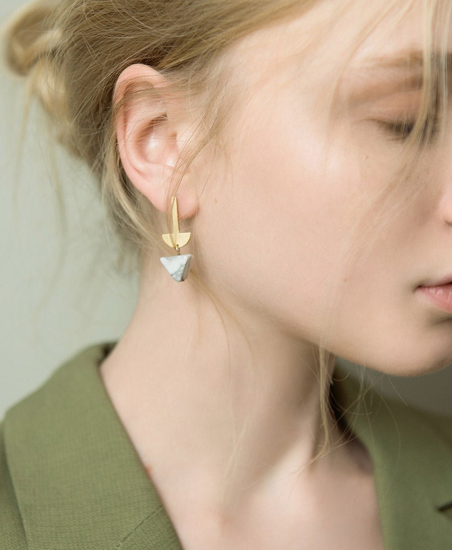 Ohrringe Pendel & Stone von Baiushki - Secondhand - BAIUSHKI - clomes