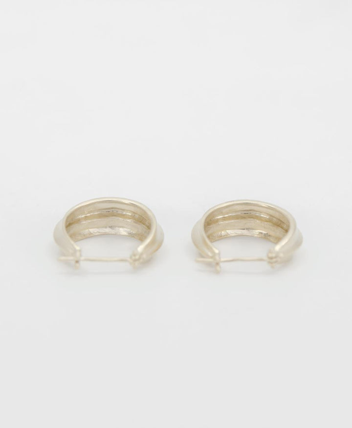 Ohrringe VENIA mit Klappverschluss - Sterling Silber - Clomes - clomes