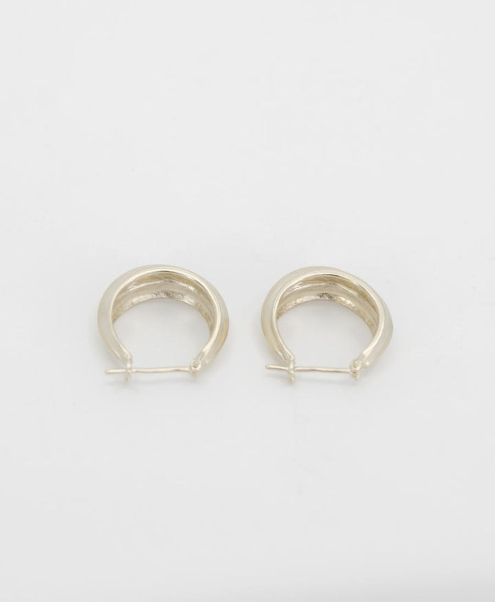 Ohrringe VENIA mit Klappverschluss - Sterling Silber - Clomes - clomes