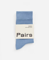 Socken Bambus Pairs in Himmelblau