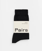 Socken Merino Pairs in Schwarz